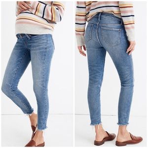 EUC Madewell Maternity Side Panel Jeans Cordova 26